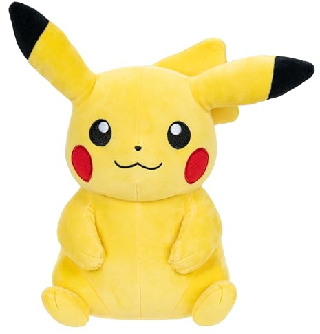 Pokémon PKW3725-30 cm Plüsch – Pikachu, offizieller Plüsch
