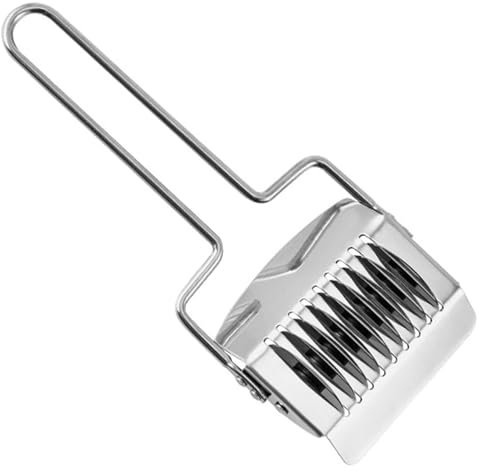 Premium Stainless Steel Noodle Cutter - Lattice Roller Pasta Maker for Spaghetti & Dough Pressing - Essential Kitchen Cooking Tool,Pasta Roller