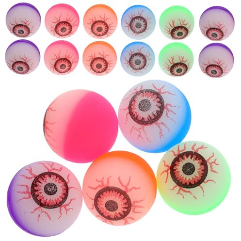 VICASKY 30 STK Hüpfbälle Für Halloween Halloween-partyzubehör Halloween Bouncy Explodierende Augen Augäpfel Mit Blutunterlaufenen Augen Halloween-hüpfbälle Halloween-partygeschenke Ballon