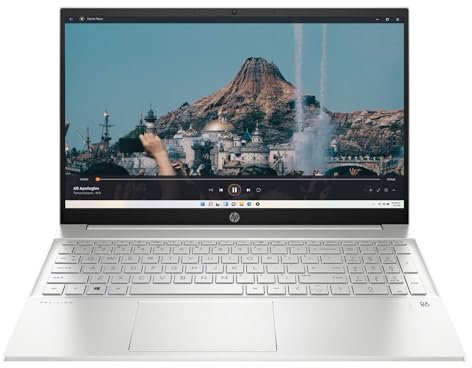 HP Pavilion 15-eh1024na 15.6” FullHD– AMD Ryzen 5 5500U (6 Cores, up to 4.0GHz), 1TB PCIe Gen 4.0x4 NVMe, 16GB DDR4, SD Card Reader, WIFI 5 & BT 5, HD Webcam, UK Keys, Windows 11 Pro (Renewed)