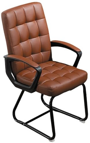 High Back Ergonomic Gaming Chair with PU Leather Thick Backrest Latex Seat and Curved Armrests Comfortable Home Office Chair for Work Study and Gaming Executive Living Room Furniture for Bed
