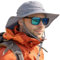 TOP-EX XL/XXL Sonnenhut Herren, Breiter Krempe UV Safari Hüte für Sommer Outdoor Wandern Angeln Spazieren, Winddicht & Wasserdicht Grau 63-66cm