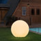 MALUX Lampe boule LED, lampes de jardin sphériques avec 16 couleurs réglables et 4 modes, rechargeables IP67 Lampe boule flottante pour piscine, extérieur, pelouse, jardin, patio, intérieur(20CM)