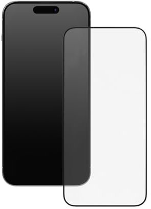 RHINOSHIELD 9H Tempered Glass Screen Protector Compatible with iPhone 15 Pro Max | High Transparency, Scratch and Blue Light Resistant, 3D Curved Full Coverage, Installation Tool Included