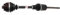 Albero Cardanico Per BMW Serie 5 G30 G31 G38 XDrive 2017-2023 Gruppo Albero Motore Assale Anteriore Con Giunto Universale A Velocità Costante 31609884747 Alberi Trasmissione(Right (Provide Vin))