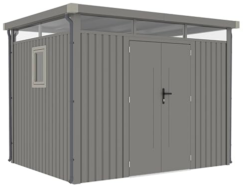 Rockford Lagos 200 Gartenhaus aus Metall, Grau