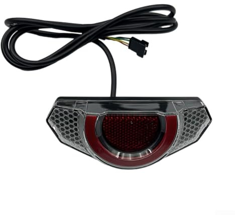 Yhenlovtt Signal-Rücklicht, Bremslicht, Mountainbike, elektrisch, für Fahrrad, Straße und Licht, mit Drehung, 36 V, 48 V, E-Bikes, wasserdicht, für Plus-LED-Fahrräder (48 V)