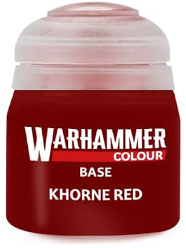 Warhammer Colour Khorne Red Base Paint 12ml Acrylic Paint