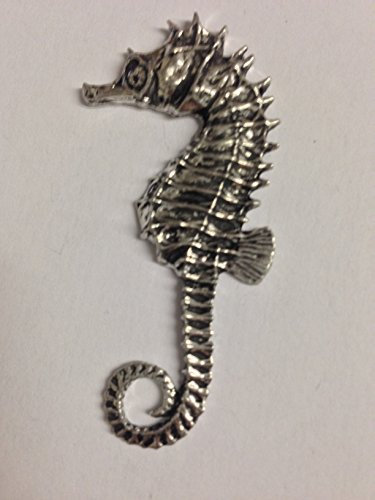 Gifts For All C12 Seahorse made from Solid Fine English Pewter Fridge/office desk Magnet memo magnet fancy POSTED BY US 2016 FROM DERBYSHIRE UK