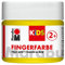 Marabu 03030050019 - Kids Fingerfarbe gelb 100 ml, Fingermalfarbe auf Wasserbasis, parabenfrei, vegan, laktosefrei, glutenfrei, geeignet zum Malen in Kindergarten, Schule, Therapie und zu Hause