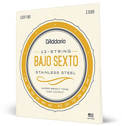 D'Addario EJS86 Bajo Sexto Strings