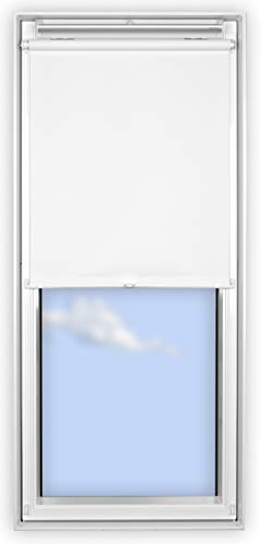 EFIXS Hitzeschutz-Rollo für Velux Kunststoff Dachfenster, garantiert ohne Bohren, Größe SK08, Typ GGU, GGL, GPU, GPL, GTU, GTL, GXU, GXL