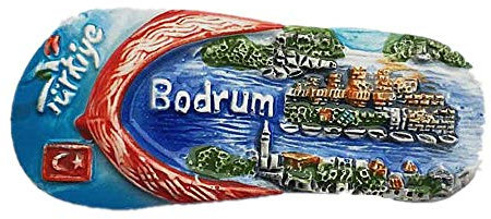 Bodrum Aegean Sea Turkey 3D Fridge Magnet Home & Kitchen Decoration Magnetic Sticker,Bodrum Aegean Sea Turkey Refrigerator Magnet Travel Souvenir Gift