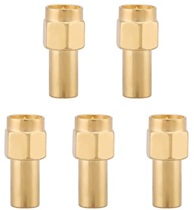 SEAFRONT 5Pcs RF Terminators, SMA Male Connector RF Coaxial Matched Terminator Termination Load 50 Ohm 2W