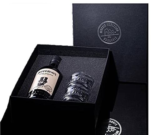 Jefferson Importante, 700 ml, con Note Agrumate ed Erbacee, Ideale con Bitter e Vermouth, Botaniche Selezionate e Raccolte a Mano, Calabrese, Amaro Confezione Regalo, 30% Vol.