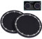 Wisdompro Bling Car Coasters, 2 Pack PVC Car Cup Holder Gadget Auto Insert Coaster - Anti Slip Universal Vehicle Interior Accessories Sparkly Crystal Cup Mats for Women and Men (2.75 Diameter) Black