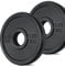 KK Rubber Weight Plate Set - 2 Inch Bumper Weight Plates – Durable Barbell Weights Set - Dumbbell Plates For Training & Weightlifting – Weight Disc Pair Olympic Weight Plates For Home Gym – 2 X 1.25kg