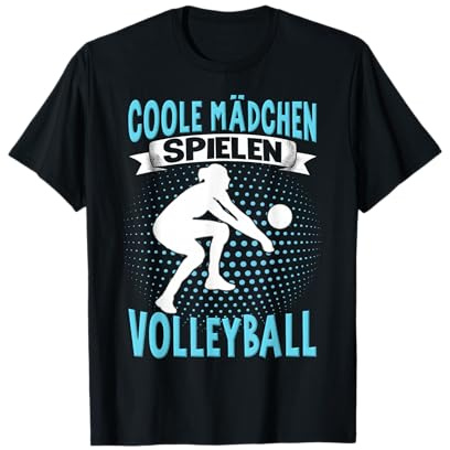 Volleyball Mädchen Damen Volleyballerin Beach Volleyball T-Shirt