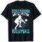 Volleyball Mädchen Damen Volleyballerin Beach Volleyball T-Shirt