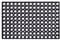 HPFLOOR Ringgummimatte-Wabenmatte I 40 x 60 cm Gummimatte außenbereich I Flexibel einsetzbare Antirutschmatte I Witterungsresistente Ringgummimatte I Gummibodenbelag Außen Innenbereich