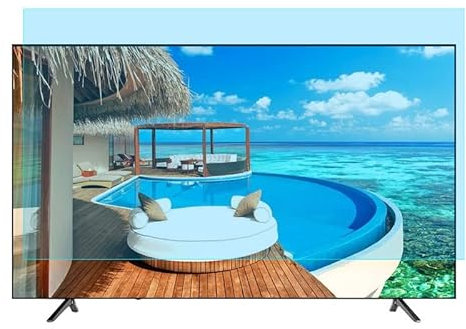 AIZYR TV Screen Protector Anti UV/Anti-Glare/Anti Blaues Licht/Anti Kratzer/Anti-Fingerprint Matte Film Anti-Reflexion Rate Bis zu 90%, Keine Blasen,82inch 1831x1049mm