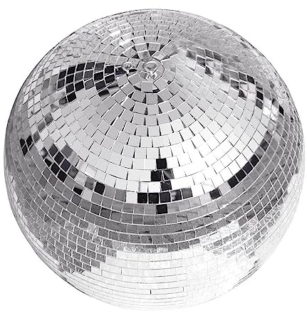 ETEC Professional Spiegelkugel 40cm - Disco Kugel Party Licht DJ Equipment für Lichteffekte und Partybeleuchtung