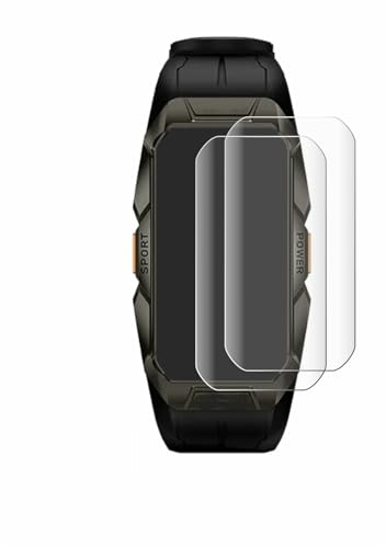 BROTECT 2 Stück Full-Cover Schutzfolie für Kospet Tank X1 Full-Screen Displayschutz-Folie [3D Curved, Anti-Fingerprint, Kristall-Klar]