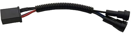 LinCys KANGYEBAIHUODIAN H4-zu-H9/H11-Kabelbaum-Adapter, passend for Harley Motor Street Glide Special Road King, H4-Splitter-Kabelbaum, passend for Dual-Beam-Scheinwerfer