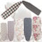 Home Ironing Board Cover 90x30cm 100x34cm 110x34cm 120x38cm, Replacement Ironing Board Cover And Pad With Elastic Edge, Resists Scorching And Staining Cotton Protection Covers ( Color : B , Size : 90X