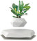 INOVAXION Schwebender Blumentopf, schwimmender Blumentopf für kleine Pflanzen, schwebende Dekoration für Zuhause und Büro, magnetisch, schwebende Ausstellung, einzigartige Geschenke für Weihnachten