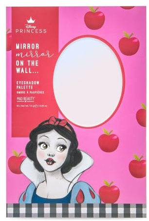 Mad Beauty - Lidschatten-Palette mit 12 Schattierungen, Schneewittchen, Disney Prinzessin