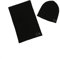 Calvin Klein Herren Mens TPU Ck Logo Hat Scarf Set aus Mütze und Schal, Schwarz, Einheitsgröße