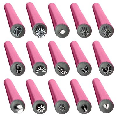Nails Art Stamp Pen, 15PCS Nails Art Flower Stamp Pen, Nails Art Stamp Pens Set, Nails Art Stamping Pen Nails Art Tools, Nail Pens for Nails Art Glitter with Dotting Tools Nails Art Pen for Women
