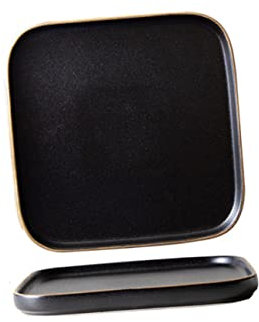 MAGICLULU Plato Cerámico Cuadrado Vajilla Perfecto Para Fiestas y Banquetes 6 Pulgadas