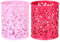 2 Pack Metal Pen Pencil Holder for Desk Hollow Rose Flower Pen Pots Cup Desk Container Organizer Pink Makeup Brush Storage Organizer for Office School Home Supplies Valentine's Day Decorations