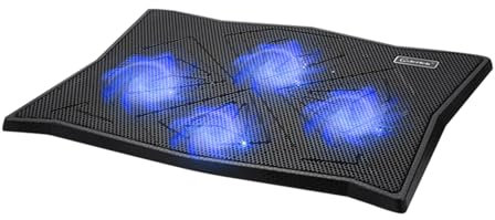 KASFDBMO Laptop Cooling Pad Laptop Coolers Per Notebook Gaming Fan Stand Stabile Regolabile Con 2 Porta USB E Supporto Del Telefono