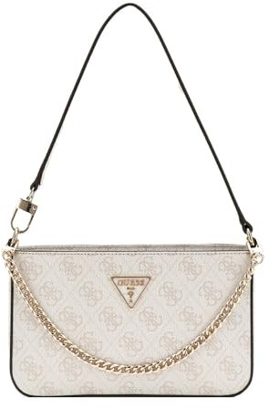 GUESS Damen Noelle Mini Top Zip Handtasche Schulter, Blaue Motorhaube