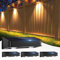nibuuecer Solar Fence Lights 9 Colors & 11 Lighting Modes Fence Light Outdoor Garden Waterproof IP65 Super Bright 60 Lumens Solar Lights for Wall,Garden, Deck, Patio, Party, Pathway (4)
