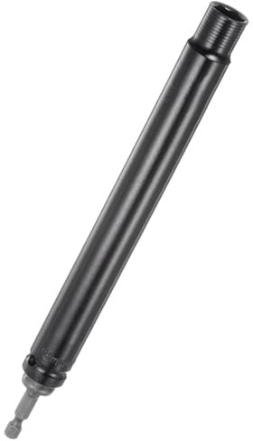 TA-VIGOR Extra Long Hollow Socket, 13mm x 200mm Deep Well Nut Driver with 1/4 Quick-Change Hex Shank, High Carbon Steel Impact Socket for Power Drill, HVAC & Overhead Work