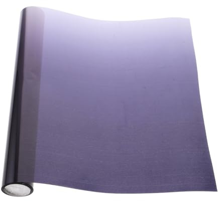 SHINEOFI Film Teinté pour Pare-Brise Camion 20X250 CM Film Solaire Dégradé Noir Autocollant Amovible Anti-UV Protection Soleil et Chaleur Bande Pare-Soleil Compatible Véhicules Lourds