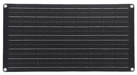 Fabater Kit Pannello Solare, Regolatore di Carica 100A a Ricarica Rapida da 25 W Kit Pannello Solare per, Regolatore di Carica con Adesivo Posteriore Cavo SAE per Barca Marina Auto