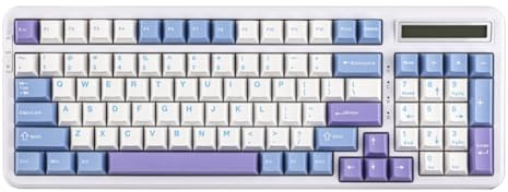 RZoZZZadN Gasket-Mounted Hot-Swap Mechanical Keyboard With RGB Backlight Compatible With Cypher 96 1800 Layout 5.0 2.4GHz Wireless
