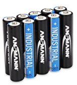 Ansmann 1501-0010, 3000 mAh 1,5 V, AAA, Micro, L92 FR03 Lithium Industrie High Energy