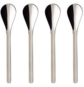 Villeroy & Boch Coffee Passion Cuillère à café, Lot de 4, Acier inoxydable