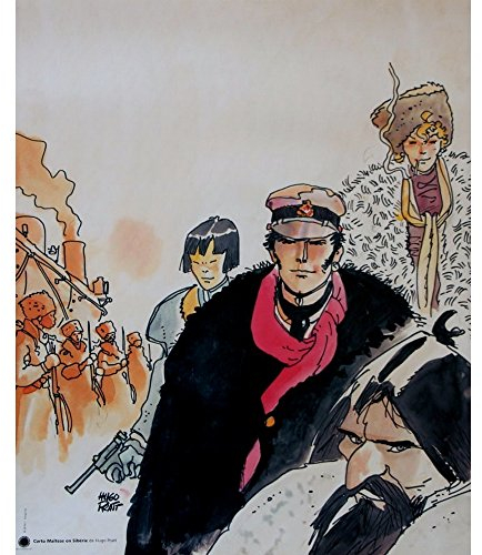 CC Editions Poster Offset Corto Maltese, Sibérie (40x50cm)