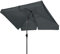 derby Basic Lift NEO 250x200 – Rechteckiger Sonnenschirm – Höhenverstellbar – ca. 250x200 cm – Anthrazit