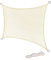 Laneetal Sonnensegel 3x4m rechteckig 160g/m² Polyester Sonnenschutz Schattenspender UV Schutz für Garten Balkon Terrasse Creme