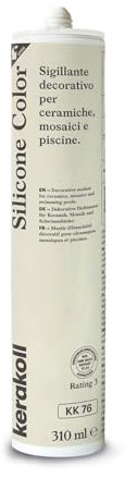Kerakoll SILICONE COLOR KK76 sigillante decorativo piastrelle ceramiche mosaici e piscine 310 ML