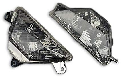 avdb-moto Paar Vorne Blinker Vordere kompatibel mit KAWASAKI ER-6F ER6F ER-6 F ER6 F EX650E 2012-2016, NINJA 300R 300 R EX300A 2013-17, ZX6R ZX636E 2013-18, NINJA 650 EX650 2017-19 (Schwarz Getönt)