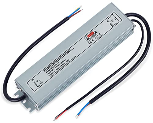 VARICART LED Trafo 12V 60W 5A LED Treiber Dimmbar IP67 Wasserdichter LED Driver Netzteil AC 230V auf 12V DC, Konstantspannung Transformator, TRIAC & 0/1-10V - für LED Lichtstreifen und LED Birnen